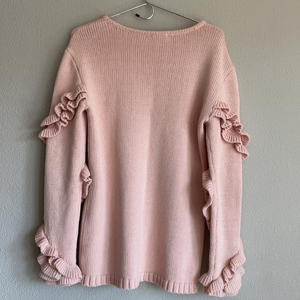 Tularosa | Flounce Ruffle Sleeve Sweater NWOT - Picture 9 of 13